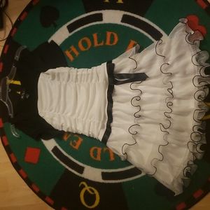 BCX Girl's Black & white Dress 🖤🤍